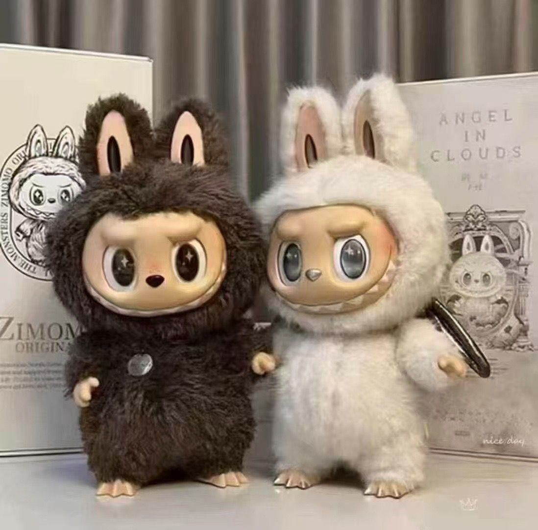 Labubu Zimomo Figures – Angel in Clouds & Rock the Universe