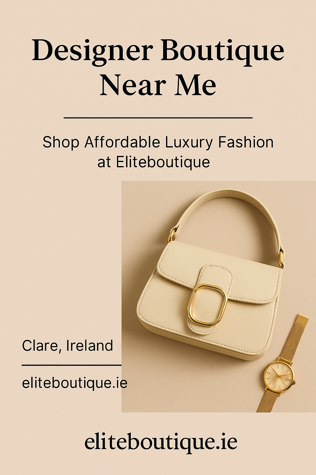 Designer boutique near me offering handbags, accessories, watches, gifts, and collectibles in Ireland from Eliteboutique.