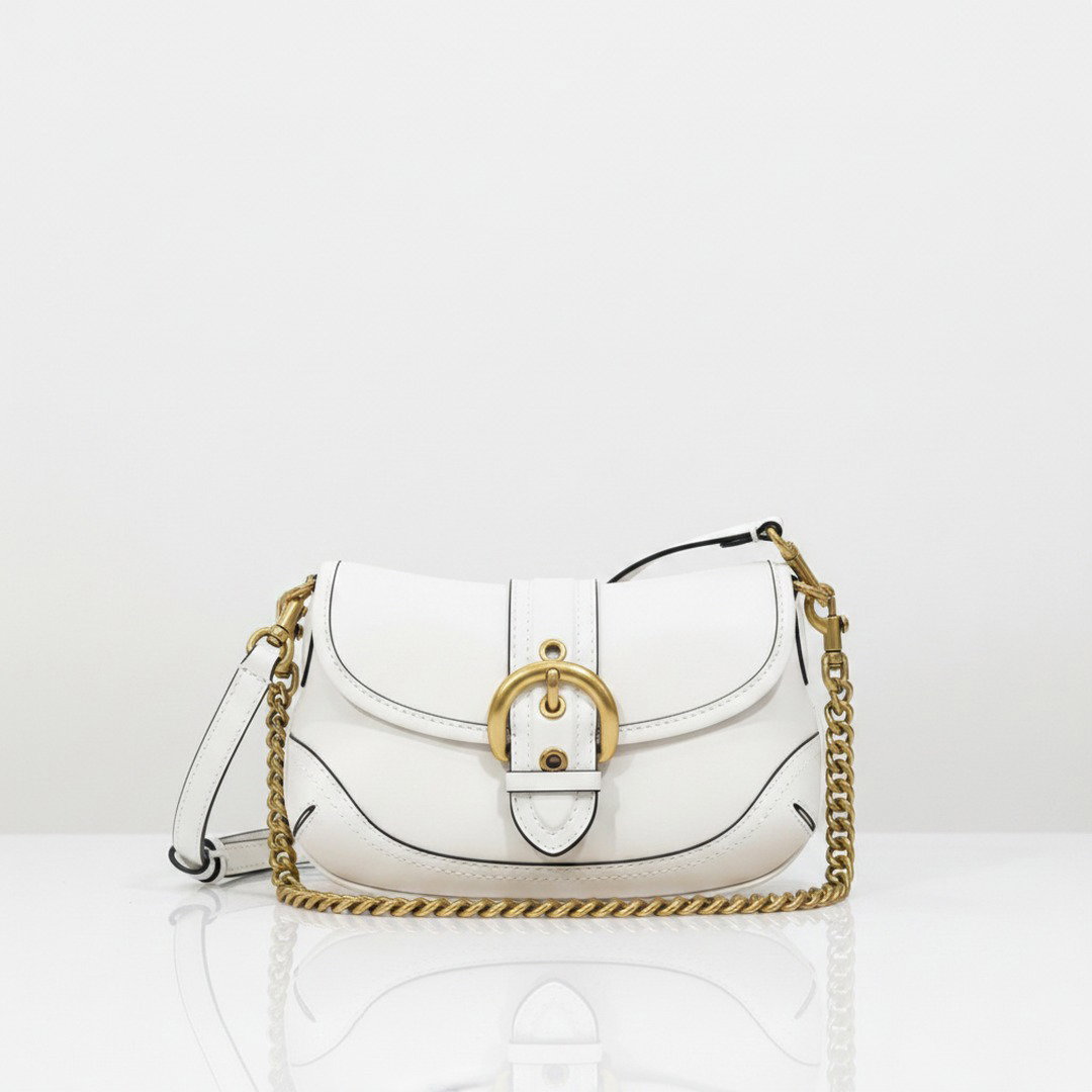 white chain shoulder bag ireland flap crossbody 25cm