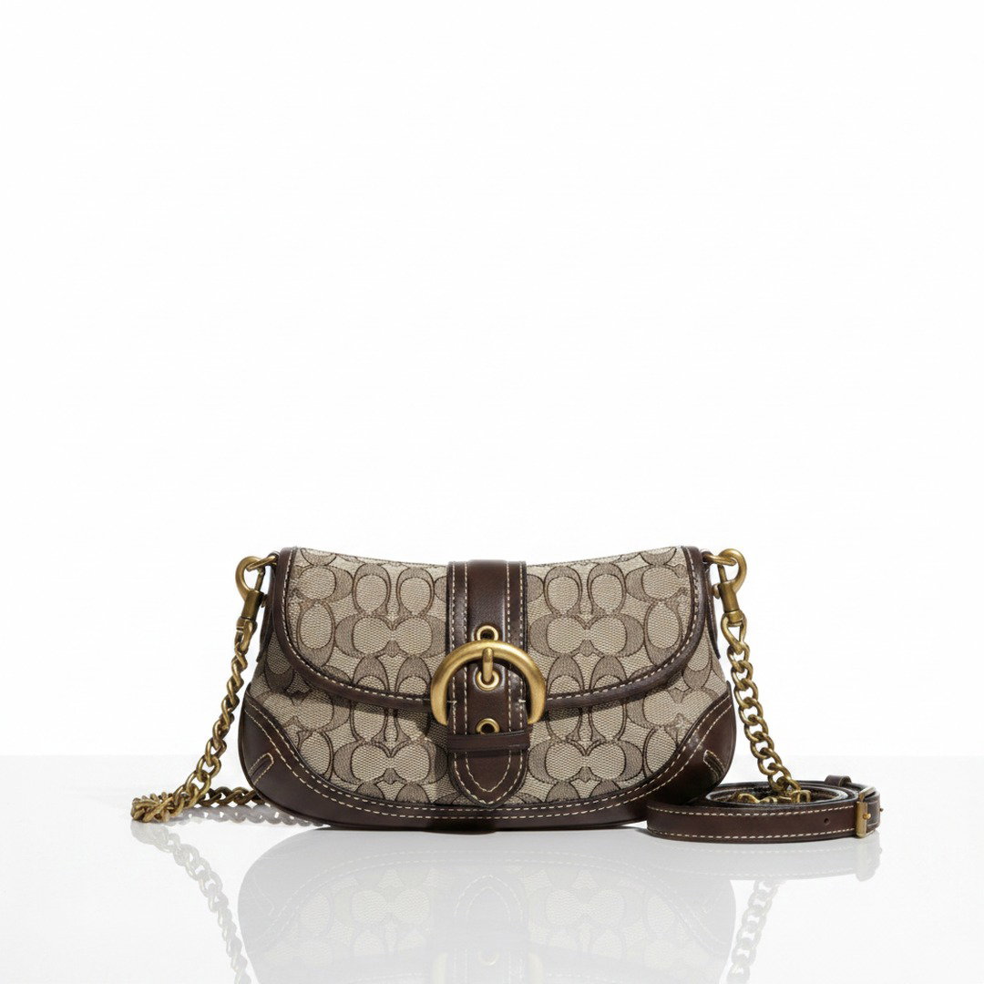 signature canvas shoulder bag ireland chain flap crossbody 25cm