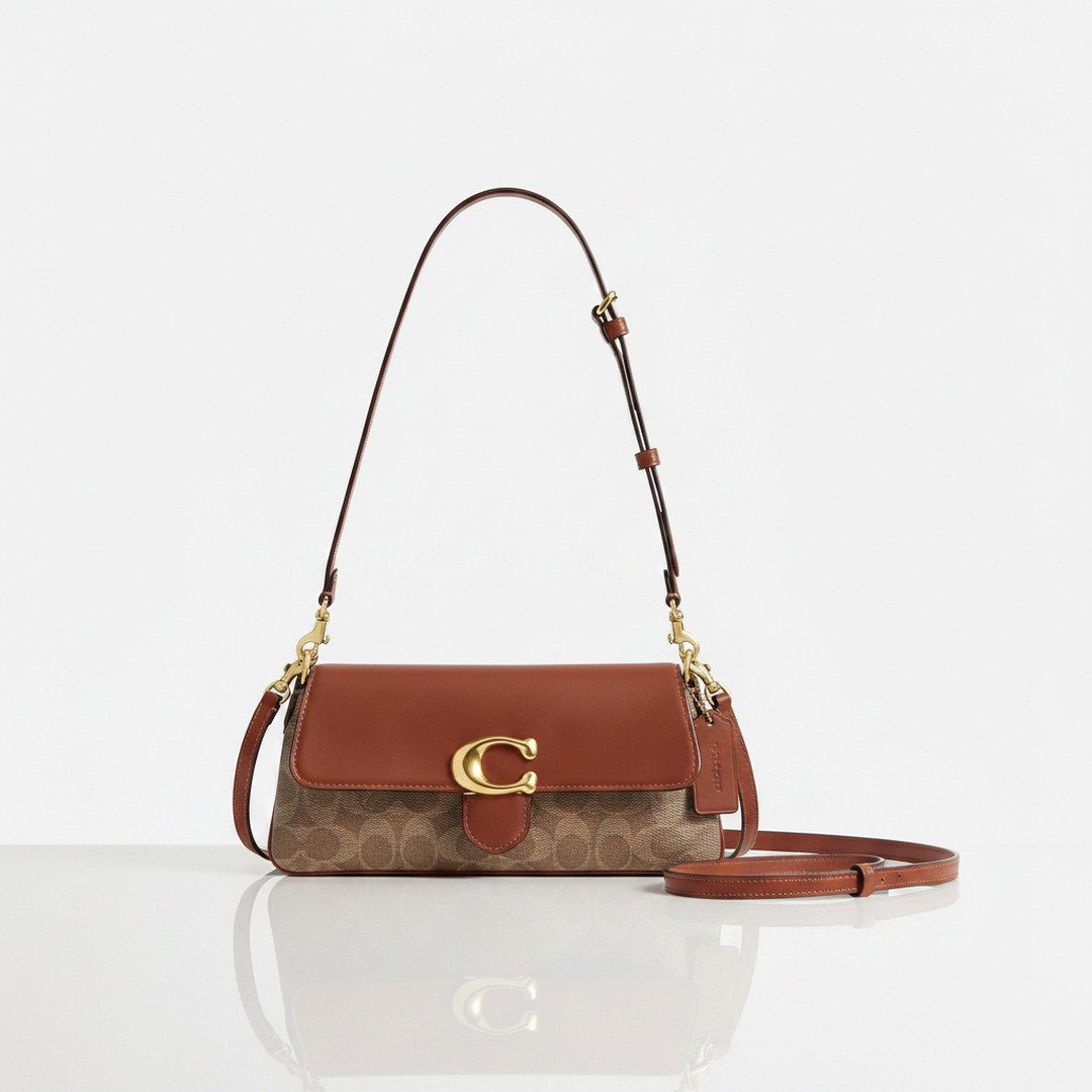 tan signature canvas shoulder bag ireland flap crossbody 25cm