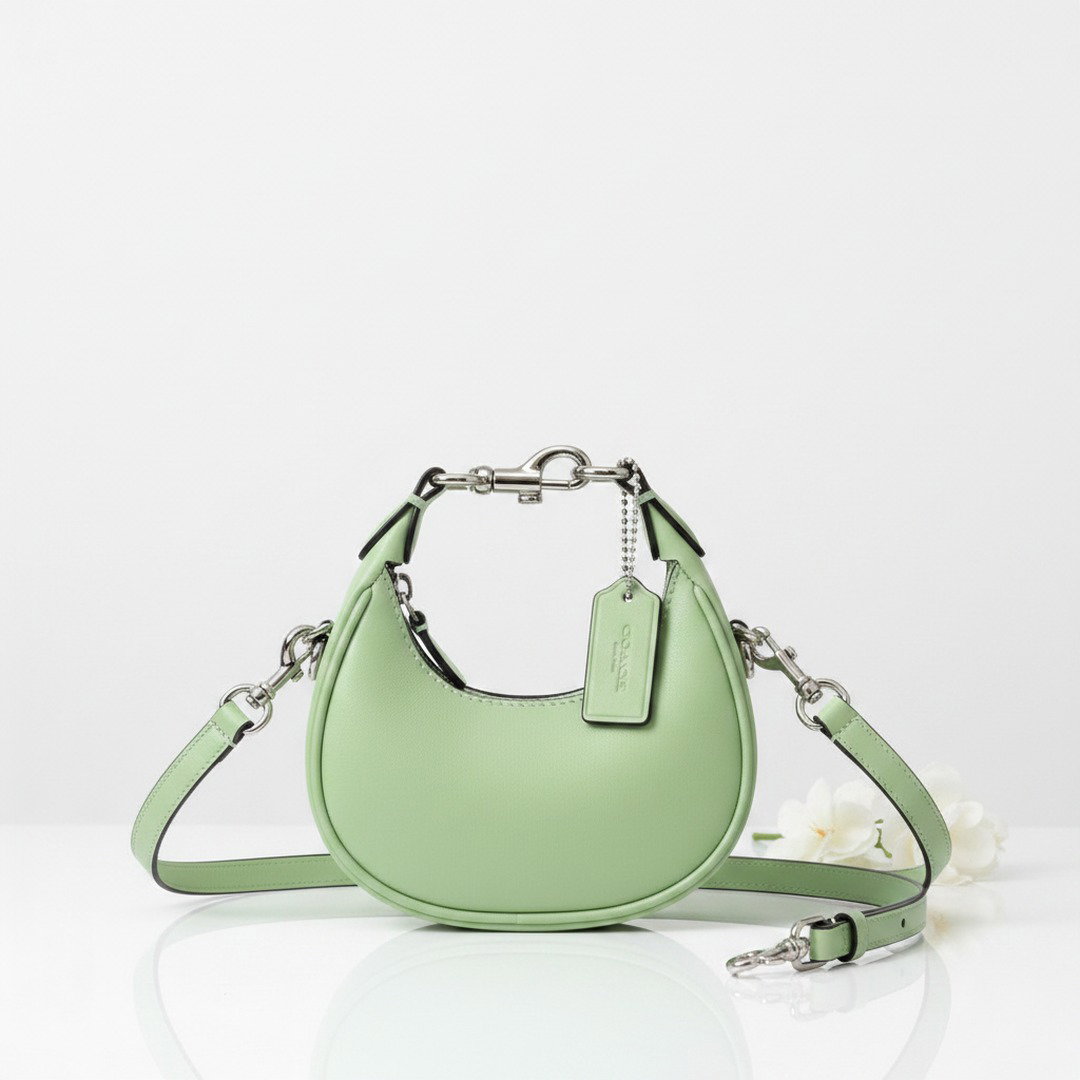green mini hobo bag ireland crescent crossbody 20cm