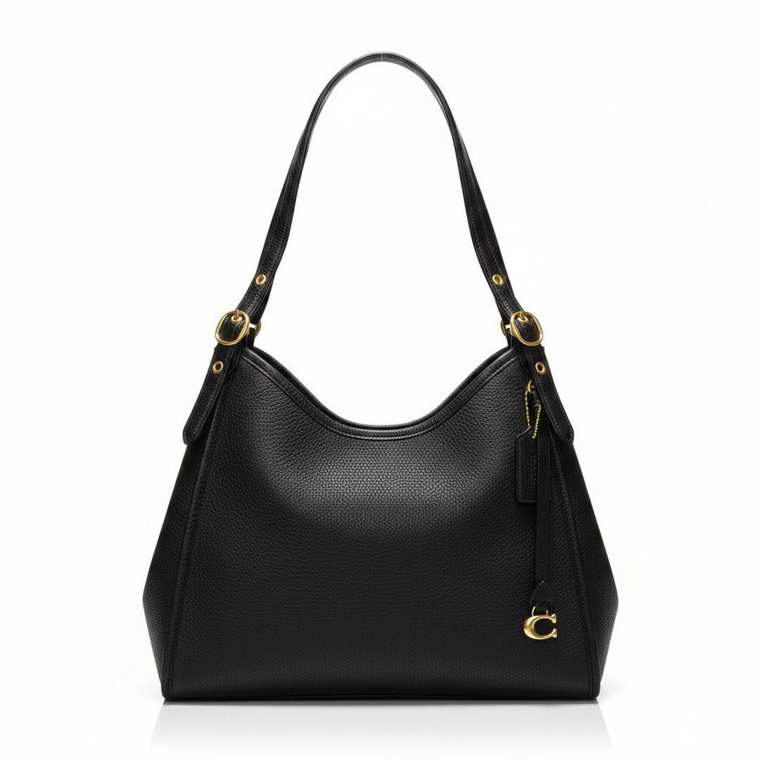 leather shoulder tote bag ireland black 31cm