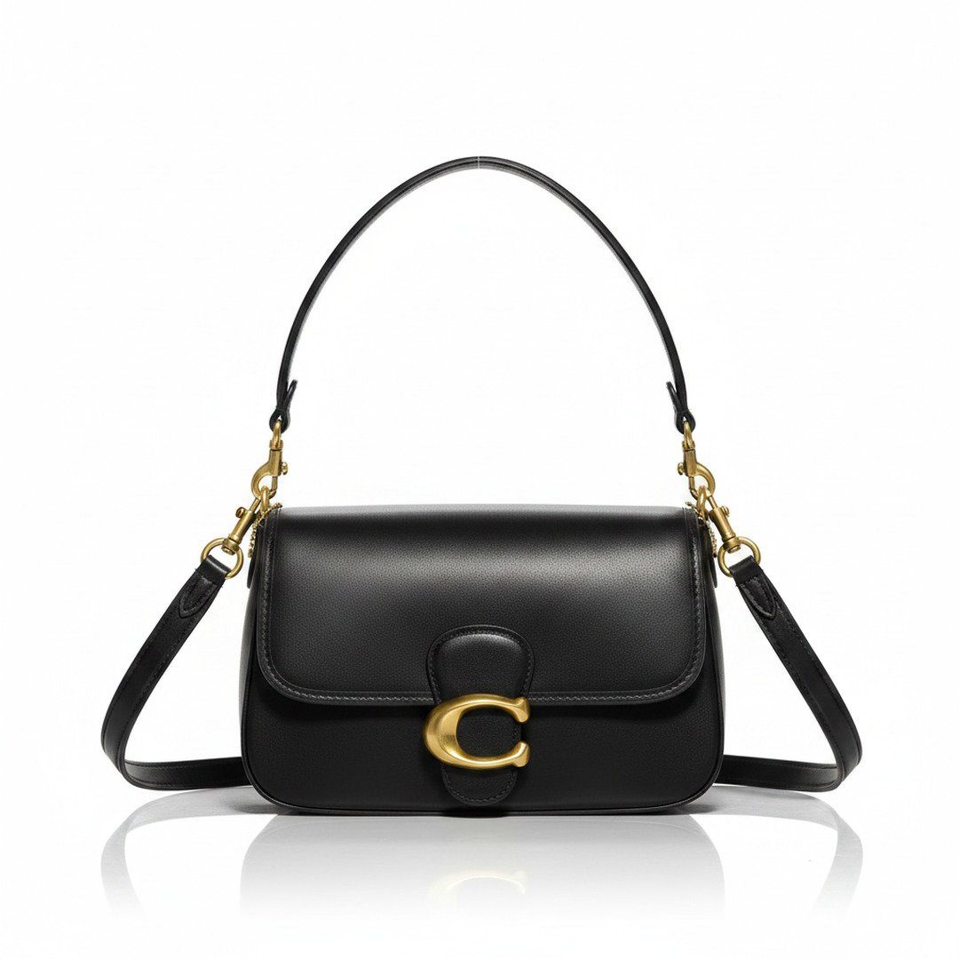 black soft leather crossbody bag ireland 27cm