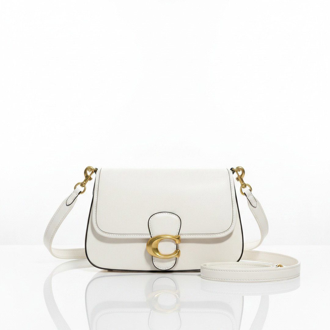 leather crossbody bag ireland white 27cm