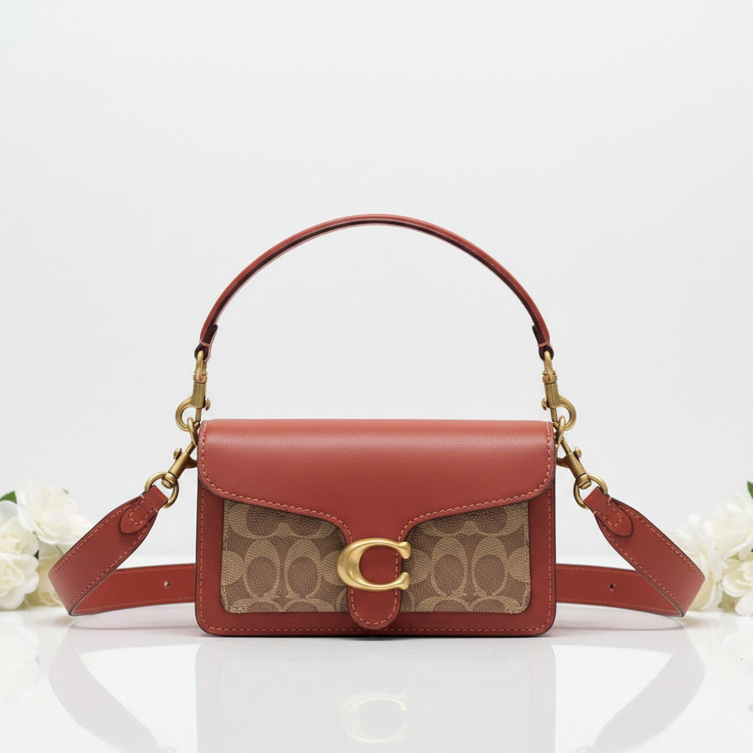 Compact Flap Shoulder Crossbody Bag 20cm