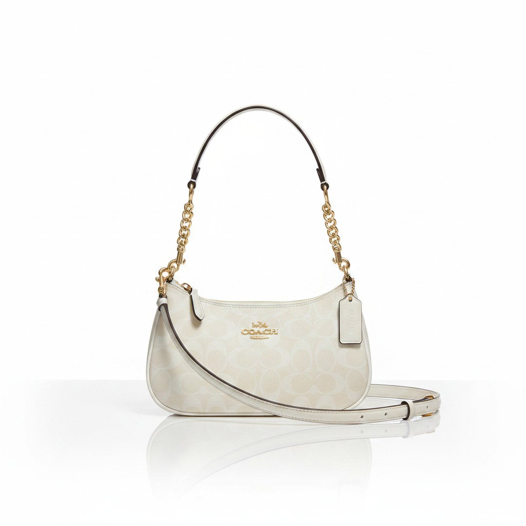 white shoulder bag ireland canvas chain crossbody 24cm