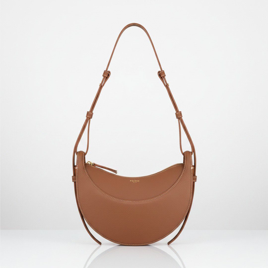 crescent crossbody bag ireland camel brown