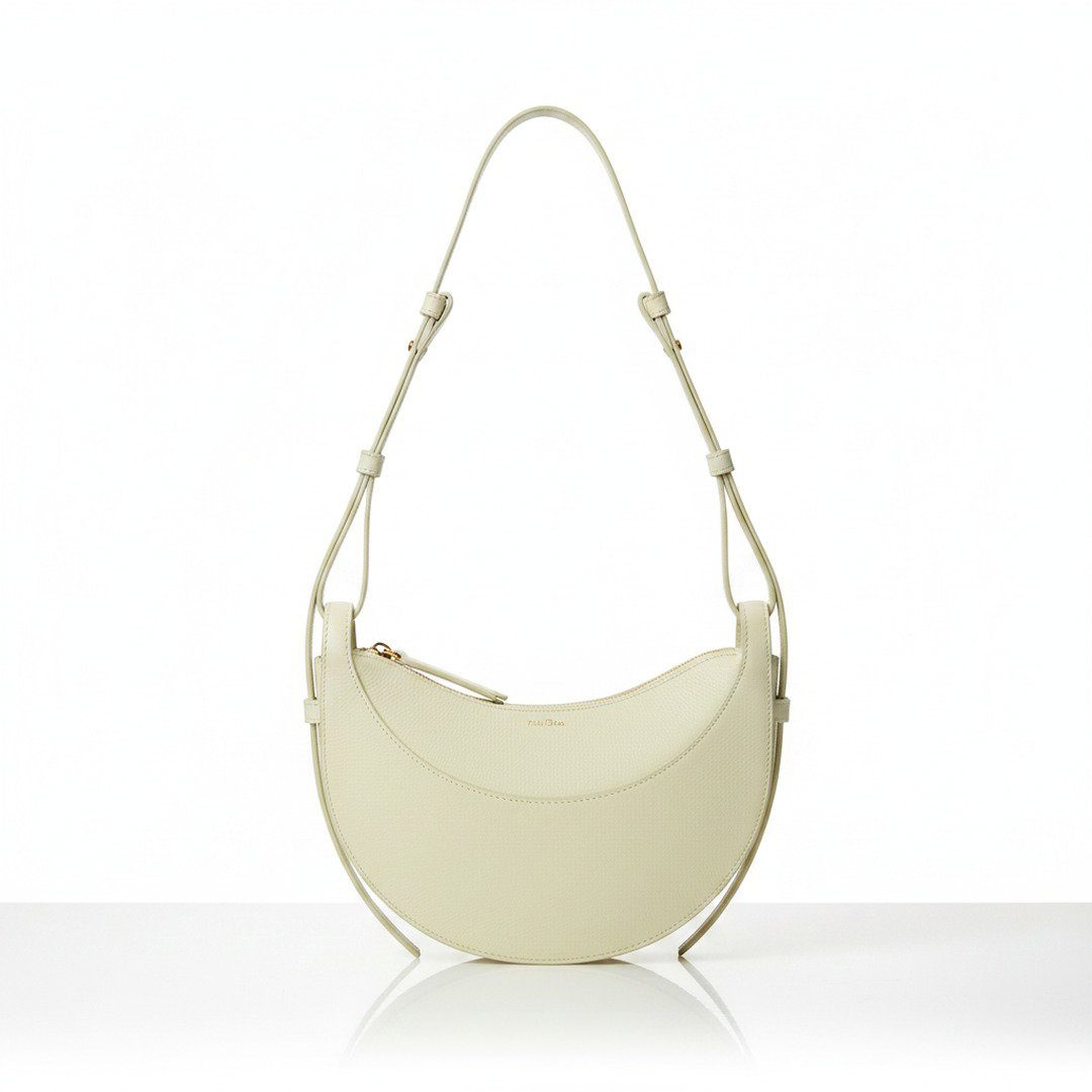 crescent shoulder bag ireland white