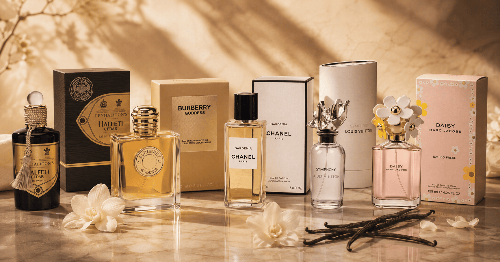 Perfume gifts Ireland featuring floral, amber, woody and unisex fragrances